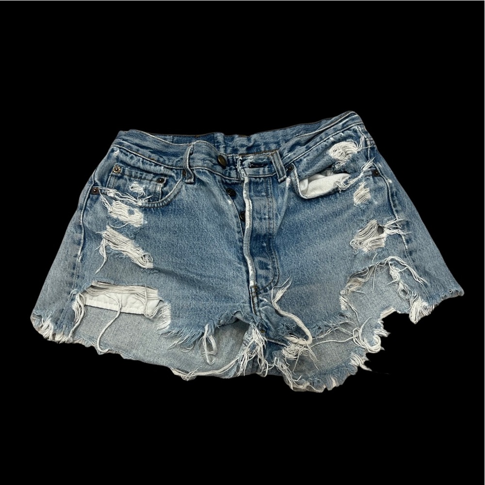 VINTAGE BUTTON DOWN LEVIS CUTOFF SHORTS